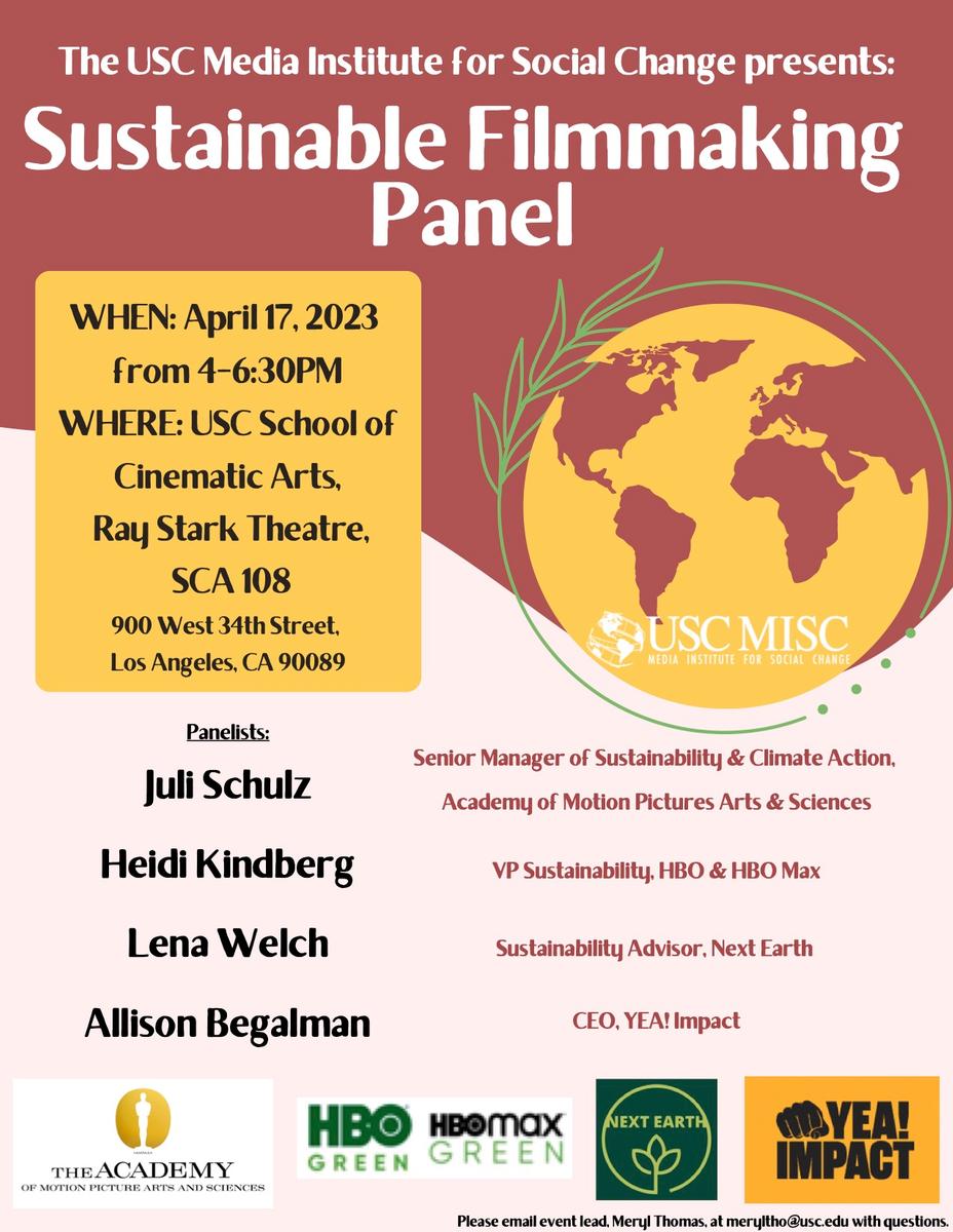 MISC presents: Sustainable Film Panel